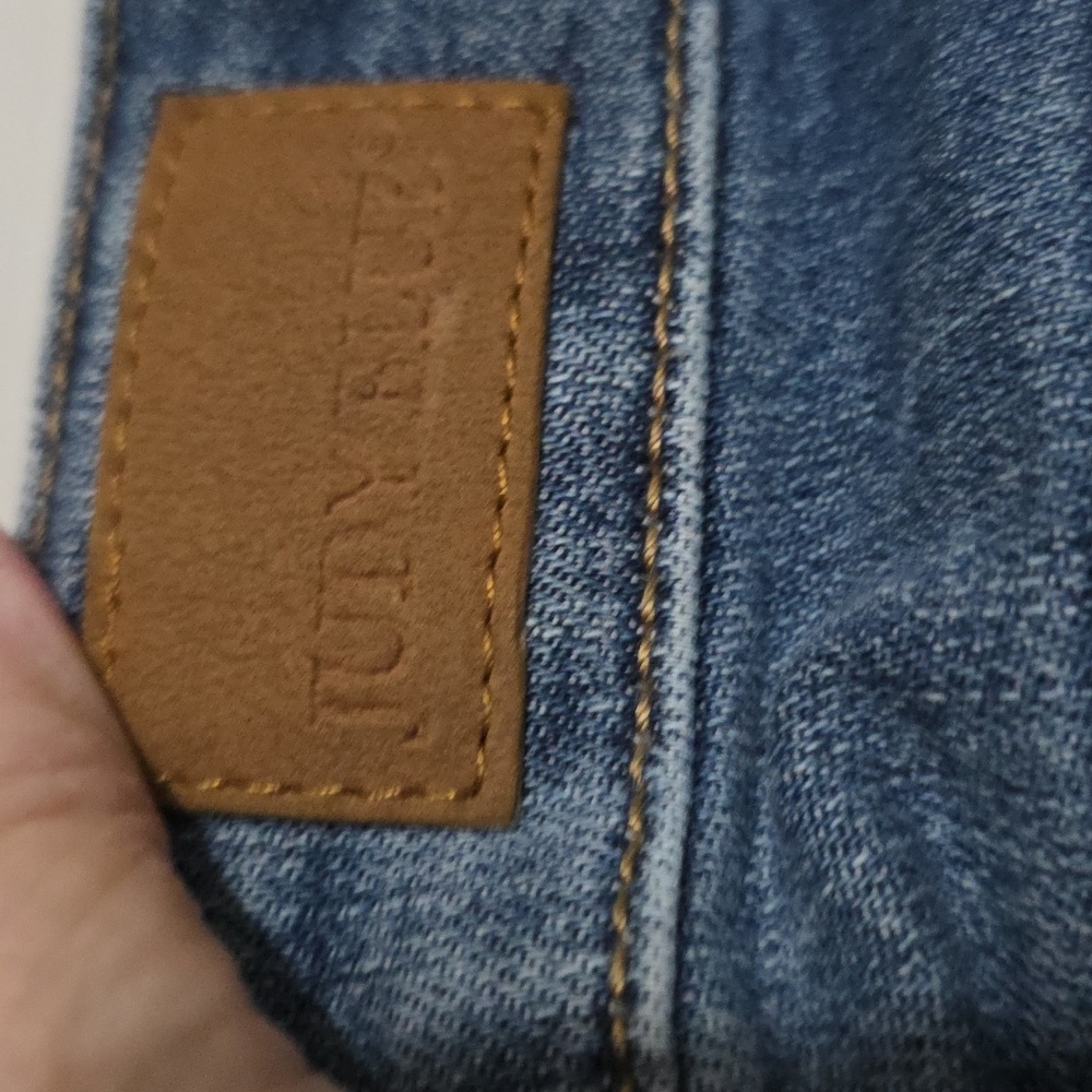 Judy Blue Skinny Fit Women's Jeans Distressed Raw Hem Ankle? Stretch Sz 22W EUC - Picture 10 of 13